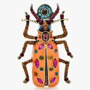 💥 Colorful Beetle Bug Rhinestone Enamel brooch 💥